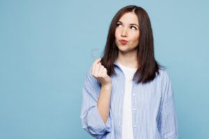 Woman wondering how her speech will change with Invisalign